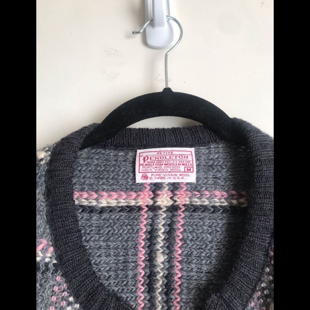 Pendleton Button Up Cardigan P-Medium - image 2